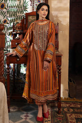 3-PC Unstitched Embroidered Lawn Shirt with Chiffon Dupatta and Trouser CS4-01